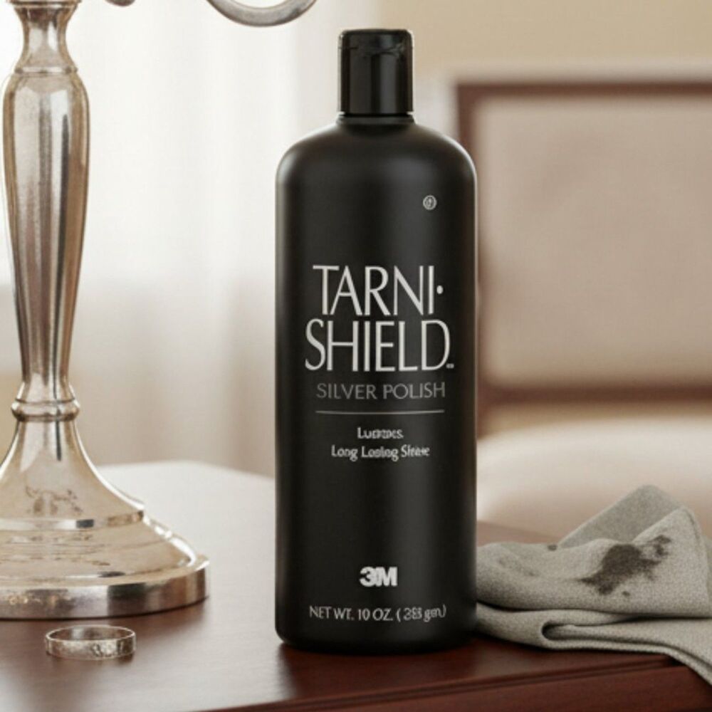 Tarni-Shield ~ Silver Polish By 3M - Preowned 90% Full Of Product